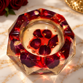 Rose Round Ashtray