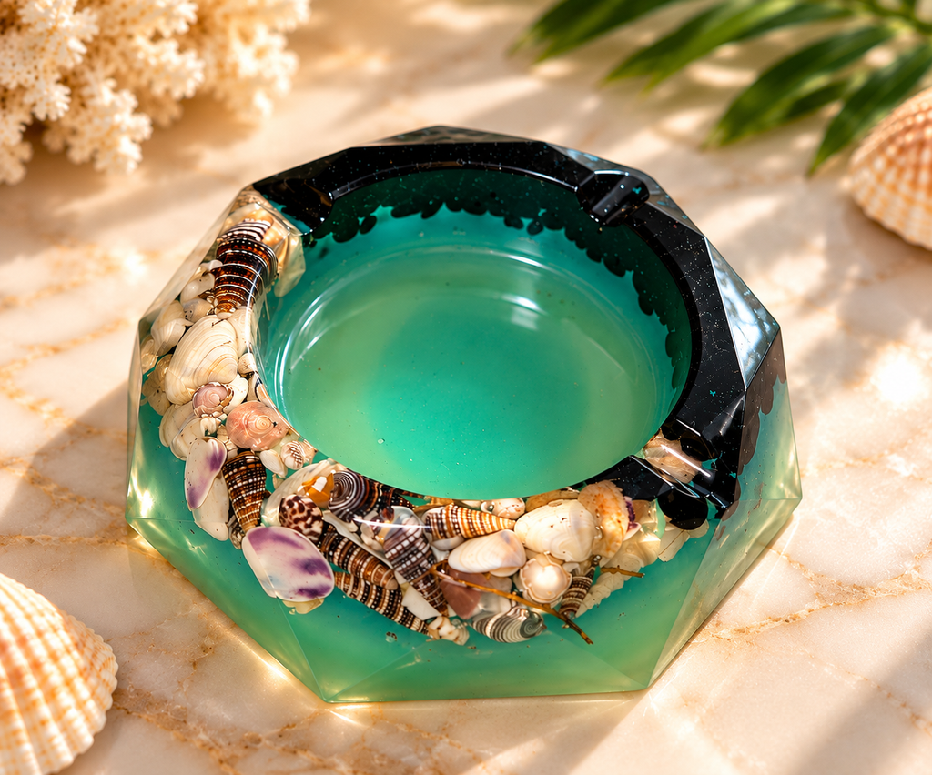 Ocean Ashtray Round
