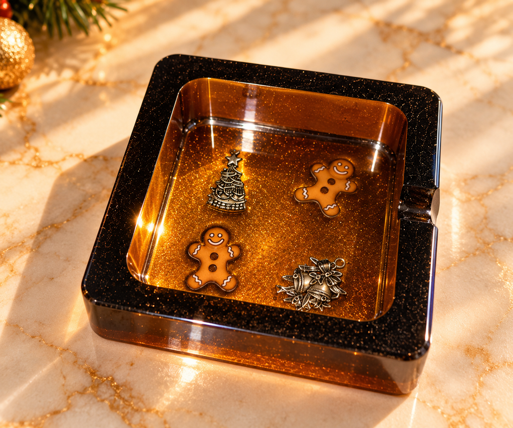 Ginerbread Square Ashtray