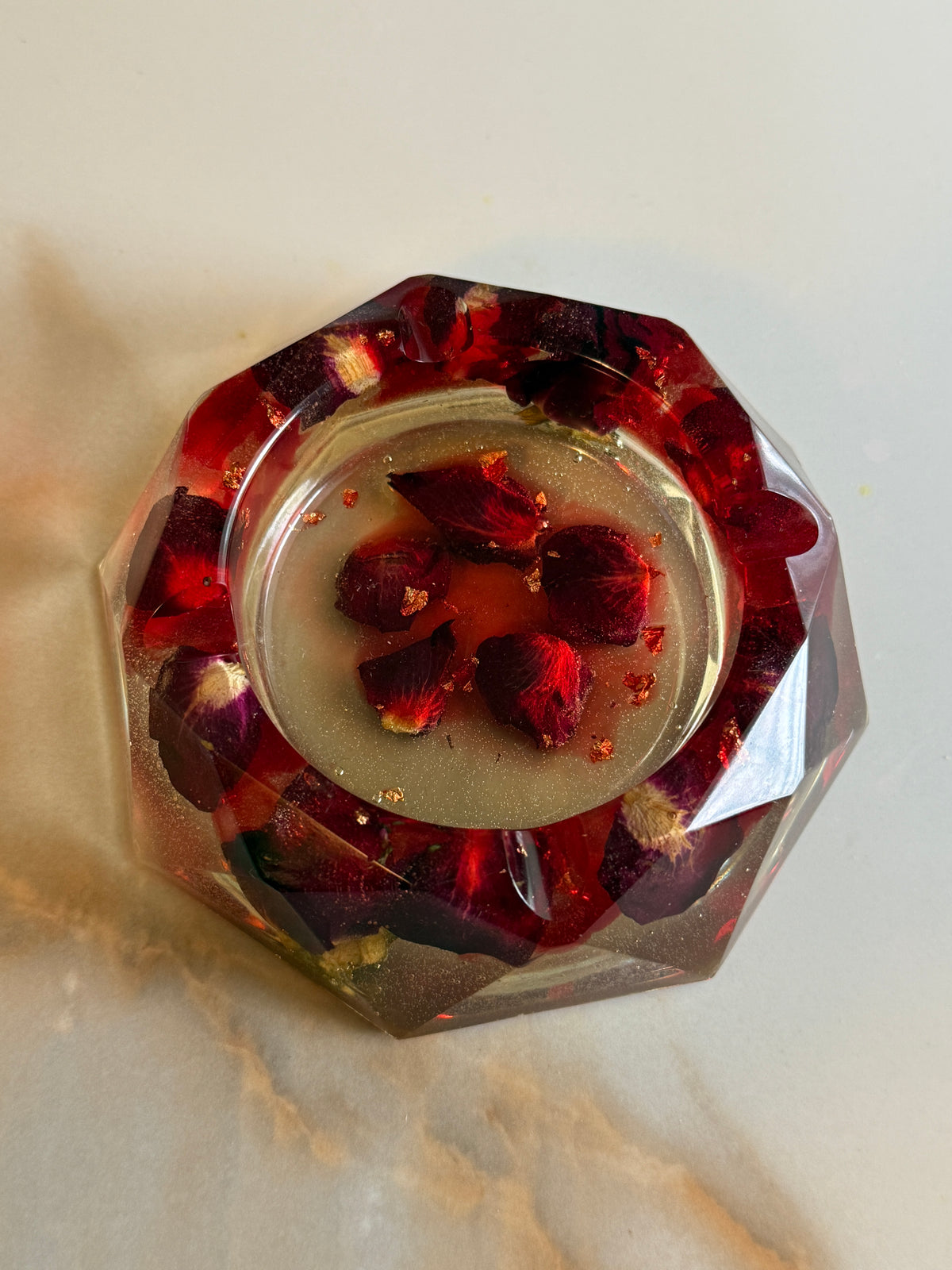 Rose Round Ashtray