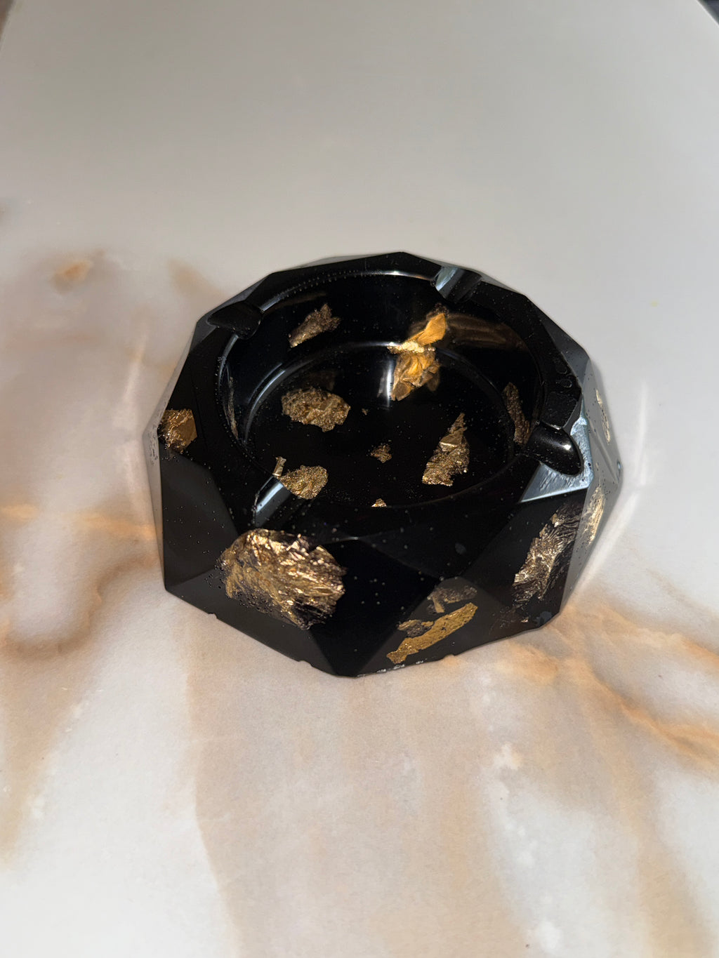 Black & Gold Ashtray