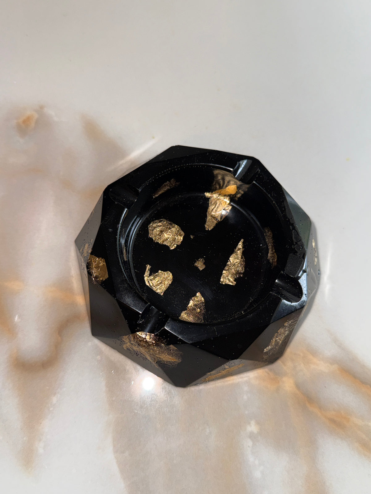 Black & Gold Ashtray
