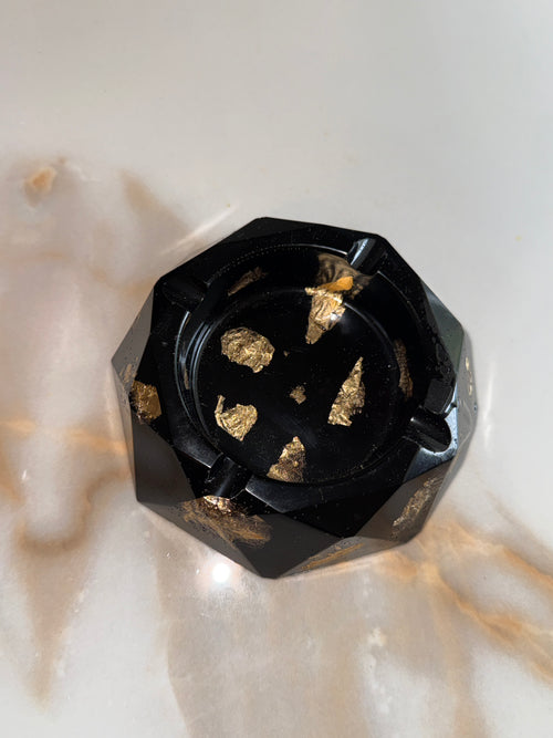 Black & Gold Ashtray